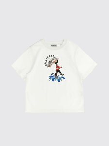 �o�[�o���[ BURBERRY T�V���c �g�b�v�X �x�r�[���j�Z�b�N�X �z���C�g T-shirt 8112573 ~ �֐� �������� 2025AW gi