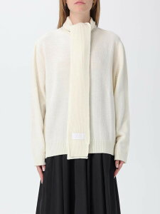 �G���G��6 ���]�� �}���W�F�� MM6 MAISON MARGIELA �Z�[�^�[ �j�b�g�E�F�A ���f�B�[�X �z���C�g Knitwear S52HP0034M13140 �֐� �������� 2025AW gi