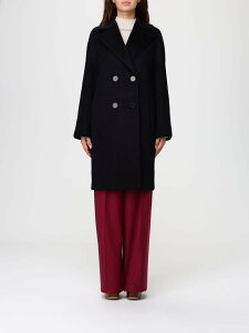 �}�b�N�X�}�[�� �X�e���f�B�I MAX MARA STUDIO �g�����`�R�[�g �R�[�g ���f�B�[�X �u���b�N Coats and trench coats 2526016081600 Black �֐� �������� 2025AW gi