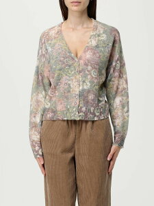 �����[ �W���[ LIU JO �Z�[�^�[ �j�b�g�E�F�A ���f�B�[�X �x�[�W�� Knitwear MF5242MA17R �֐� �������� 2025AW gi