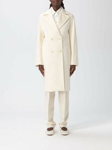 �}�b�N�X�}�[�� �X�e���f�B�I MAX MARA STUDIO �g�����`�R�[�g �R�[�g ���f�B�[�X �z���C�g Coats and trench coats 2526016081600 �֐� �������� 2025AW gi