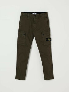 �X�g�[�� �A�C�����h STONE ISLAND JUNIOR �p���c �{�[�C�Y �O���[�� Cargo trousers 3100008S0198 �֐� �������� 2025AW gi