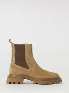 �z�[�K�� HOGAN �u�[�c ���f�B�[�X �x�[�W�� Boots HXW6740FM0IBYE �֐� �������� 2025AW gi