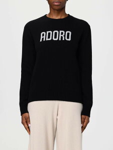 �G���V�[�c�[�Z�C���g�o�[�X MC2 SAINT BARTH �Z�[�^�[ �j�b�g�E�F�A ���f�B�[�X �u���b�N Knitwear QUE0010 ADORO 00L �֐� �������� 2025AW gi