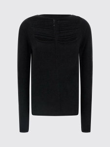���b�N �I�E�G���X RICK OWENS �Z�[�^�[ �j�b�g�E�F�A ���f�B�[�X �u���b�N Knitwear RP02E4601KGRIDP �֐� �������� 2025AW gi