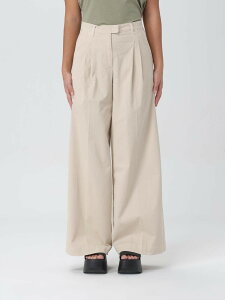 �s���R PINKO �Y�{�� �p���c ���f�B�[�X �x�[�W�� Trousers 102205A1OA �֐� �������� 2025AW gi