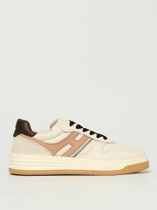 �z�[�K�� HOGAN �X�j�[�J�[ ���f�B�[�X �z���C�g Sneakers HXW6300EU50UIF �֐� �������� 2025AW gi