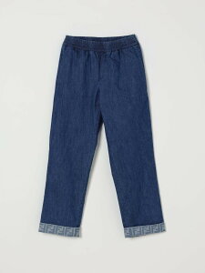 FENDI FENDI ���M�����[�t�B�b�g�W�[���Y �f�j�� �{�[�C�Y �u���[ Regular fit jeans JMF551ATRF �֐� �������� 2025AW gi