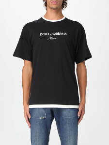 �h���`�F&�K�b�o�[�i DOLCE&GABBANA T�V���c �����Y �u���b�N T-shirts G8ST6ZG7PCG �֐� �������� 2025AW gi