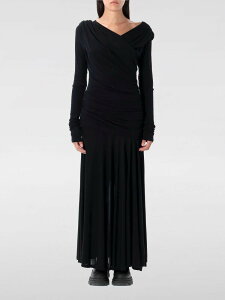 �K�j�[ GANNI �����s�[�X �h���X ���f�B�[�X �u���b�N Dresses T4213 �֐� �������� 2025AW gi