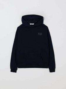 �G���G�X�W�[�G�� MSGM �N���[�l�b�N�W�����p�[ �j�b�g�E�F�A �{�[�C�Y �u���[ Crew neck jumpers F5MSJUHS088 �֐� �������� 2025AW gi