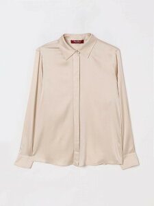 �}�b�N�X�}�[�� �X�e���f�B�I MAX MARA STUDIO �V���c ���f�B�[�X �x�[�W�� Shirts 2526116012600 �֐� �������� 2025AW gi