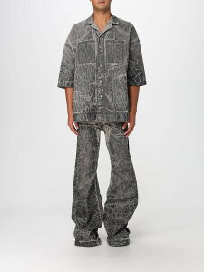 ���b�N�E�I�E�G���X�E�_�[�N�V���h�E RICK OWENS DRKSHDW �V���c �����Y �O���[ Shirts DU02E7294SDWF �֐� �������� 2025AW gi