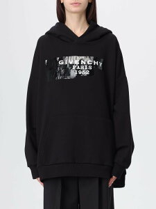 �W�o���V�B GIVENCHY �g���[�i�[ ���f�B�[�X �u���b�N Sweatshirts BWJ04TP78U �֐� �������� 2025AW gi