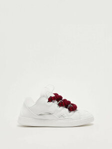 �����o�� LANVIN �t���b�g�X�j�[�J�[ �X�j�[�J�[ �{�[�C�Y Flat sneakers N30306 �֐� �������� 2025AW gi