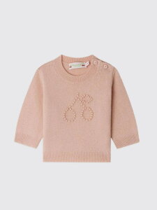 �{���|���� BONPOINT T�V���c �g�b�v�X �x�r�[���j�Z�b�N�X �s���N T-shirt W05XJUK00002 Pink �֐� �������� 2025AW gi