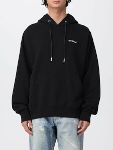 �I�t�z���C�g OFF WHITE �X�E�F�b�g�V���c �g���[�i�[ �����Y �u���b�N Sweatshirts OMBB085F25FLE008 �֐� �������� 2025AW gi