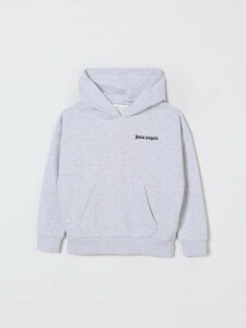 �p�[���E�G���W�F���X PALM ANGELS �N���[�l�b�N�W�����p�[ �j�b�g�E�F�A �{�[�C�Y �O���[ Crew neck jumpers PBBB011C99FLE002 �֐� �������� 2025AW gi