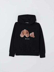 �p�[���E�G���W�F���X PALM ANGELS �N���[�l�b�N�W�����p�[ �j�b�g�E�F�A �{�[�C�Y �u���b�N Crew neck jumpers PBBB012C99FLE002 �֐� �������� 2025AW gi