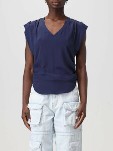 �s���R PINKO T�V���c �g�b�v�X ���f�B�[�X �u���[ T-shirts and tops 103113A1O8 �֐� �������� 2025AW gi