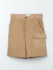 FENDI FENDI �V���[�g�p���c�@�p���c �V���[�c �{�[�C�Y �x�[�W�� Shorts JMF462AQSP �֐� �������� 2025AW gi