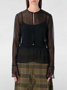 �A���[���K�V�[ OUR LEGACY T�V���c �g�b�v�X ���f�B�[�X �u���b�N T-shirts and tops W4252WC �֐� �������� 2025AW gi