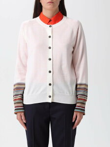 �|�[���X�~�X PAUL SMITH �Z�[�^�[ �j�b�g�E�F�A ���f�B�[�X �z���C�g Knitwear W1R508NT11145 �֐� �������� 2025AW gi