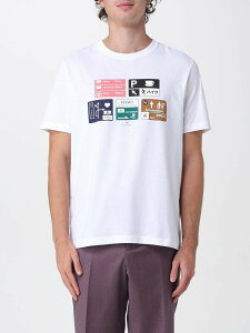 �|�[���X�~�X PAUL SMITH T�V���c �����Y �z���C�g T-shirts M2R011RTP5258 �֐� �������� 2025AW gi
