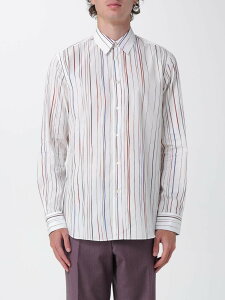 �|�[���X�~�X PAUL SMITH �V���c �����Y �z���C�g Shirts M1R901UT02733 �֐� �������� 2025AW gi