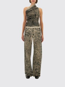 ���b�N�E�I�E�G���X�E�_�[�N�V���h�E RICK OWENS DRKSHDW T�V���c �g�b�v�X ���f�B�[�X �u���b�N T-shirts and tops DS02E7131SDWF �֐� �������� 2025AW gi