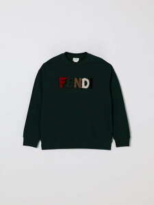 FENDI FENDI �N���[�l�b�N�W�����p�[ �j�b�g�E�F�A �{�[�C�Y �O���[�� Crew neck jumpers JUH1055V0 �֐� �������� 2025AW gi