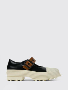 �J���y�[�����{ CAMPERLAB ���[�X�A�b�v�V���[�Y �h���X�V���[�Y �����Y �u���b�N Lace-up Shoes A500022-008 TRAKTORI �֐� �������� 2026SS gi