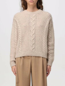 �}�b�N�X�}�[�� �X�e���f�B�I MAX MARA STUDIO �Z�[�^�[ �j�b�g�E�F�A ���f�B�[�X �x�[�W�� Knitwear 2526366112600 �֐� �������� 2025AW gi