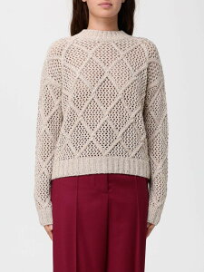 �}�b�N�X�}�[�� �X�e���f�B�I MAX MARA STUDIO �Z�[�^�[ �j�b�g�E�F�A ���f�B�[�X �x�[�W�� Knitwear 2526366052600 �֐� �������� 2025AW gi