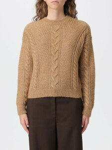 �}�b�N�X�}�[�� �X�e���f�B�I MAX MARA STUDIO �Z�[�^�[ �j�b�g�E�F�A ���f�B�[�X �u���E�� Knitwear 2526366112600 �֐� �������� 2025AW gi