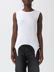 �W�����|�[���E�S���`�G JEAN PAUL GAULTIER T�V���c �g�b�v�X ���f�B�[�X �z���C�g T-shirts and tops 2504WTO387J014 White �֐� �������� 2025AW gi