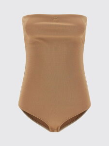�N���[�W�� COURREGES T�V���c �g�b�v�X ���f�B�[�X �x�[�W�� T-shirts and tops 425JBD161JS0256 �֐� �������� 2026SS gi