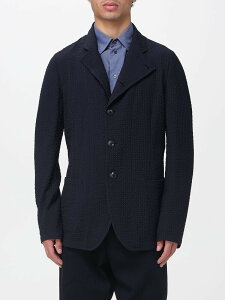�G���|���I �A���}�[�j EMPORIO ARMANI �W���P�b�g �����Y �u���[ Jackets EM000144TE16182 Blue �֐� �������� 2025AW gi