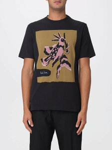 �|�[���X�~�X PAUL SMITH T�V���c �����Y �u���b�N T-shirts M1R919TTP4931 �֐� �������� 2025AW gi