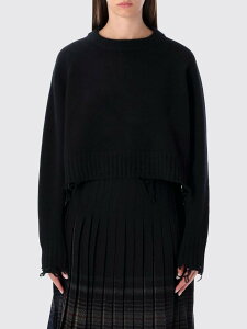 ���E�N���V�b�N LOW CLASSIC �Z�[�^�[ �j�b�g�E�F�A ���f�B�[�X �u���b�N Knitwear LW253KN05BK �֐� �������� 2025AW gi