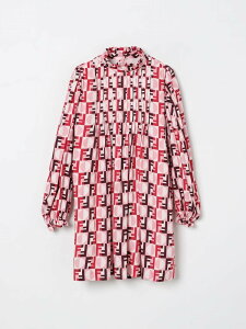 FENDI FENDI �����O�h���X �h���X �K�[���Y �}���`�J���[ Long dresses JFB809AYMM �֐� �������� 2025AW gi