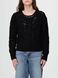 �����[ �W���[ LIU JO �Z�[�^�[ �j�b�g�E�F�A ���f�B�[�X �u���b�N Knitwear MF5452MA37R �֐� �������� 2025AW gi