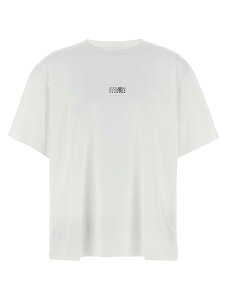 �G���G���V�b�N�X���]�� �}���W�F�� MM6 MAISON MARGIELA T�V���c �����Y �z���C�g T-shirts 'Numeric signature MM6' patch t-shirt SH0GC0032S24312101 White �֐� �������� 2025AW ju