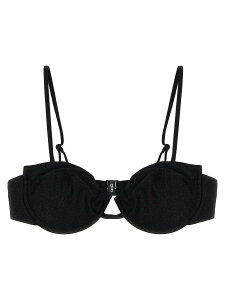 �G���V�[�c�[�Z�C���g�o�[�X MC2 SAINT BARTH ���� �X�C���E�F�A ���f�B�[�X �u���b�N Swimwear 'Salina' bikini top SALINALUREX00 Black �֐� �������� 2025SS ju