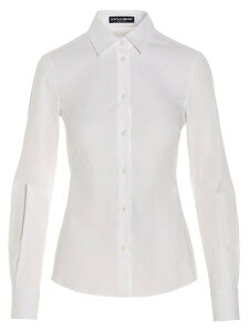 �h���`�F&�K�b�o�[�i DOLCE&GABBANA �V���c ���f�B�[�X �z���C�g Shirts 'Essential' shirt F5G19TFUEEEW0800 White �֐� �������� 2024AW ju