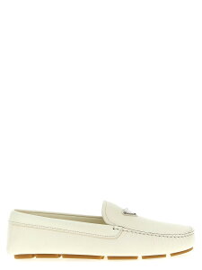 �v���_ PRADA ���[�t�@�[ �����Y �z���C�g Loafers 'Driver' loafers 2DD179ATGF0304 White �֐� �������� 2024SS ju