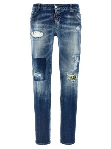 �f�B�[�X�N�G�A�[�h DSQUARED2 �f�j�� ���f�B�[�X �u���[ Jeans 'Jennifer' jeans S75LB0589S30342470 Blue �֐� �������� 2022SS ju