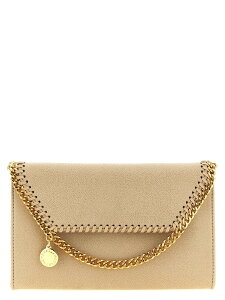 �X�e�� �}�b�J�[�g�j�[ STELLA MCCARTNEY �J�[�h�z���_�[ ���z ���f�B�[�X �x�[�W�� Wallets and Card Holders Wallet on chain 'Falabella' 581238W93559300 Beige �֐� �������� 2026SS ju