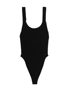 �t���U �W�[ HUNZA G ���� �X�C���E�F�A ���f�B�[�X �u���b�N Swimwear 'Domino' one-piece swimsuit DOMINOSWIMBLACK Black �֐� �������� 2026SS ju