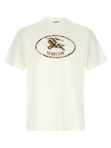 �o�[�o���[ BURBERRY T�V���c �����Y �z���C�g T-shirts 'Seth' T-shirt 8123437CHALK White �֐� �������� 2026SS ju
